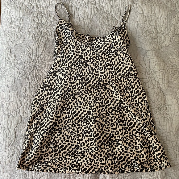 Leopard Slip Dress - Picture 2 of 4